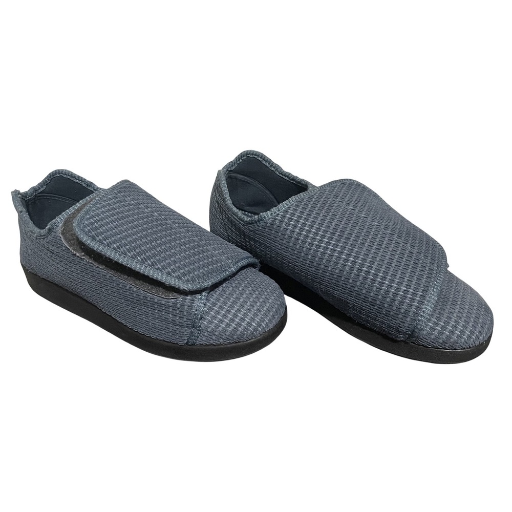 Silverts Mens \Adaptive Slippers Adjustable Extra Wide Slip Resistant Size 10